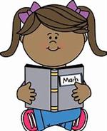 Girl with Math Book 