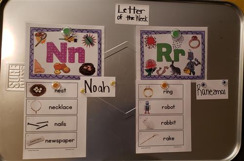 Letter N & R 