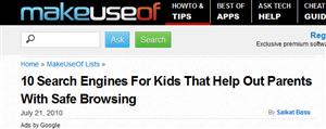 Safe Kids Search Engines 